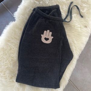SPIRITUAL GANGSTER grey warrior sweatpants